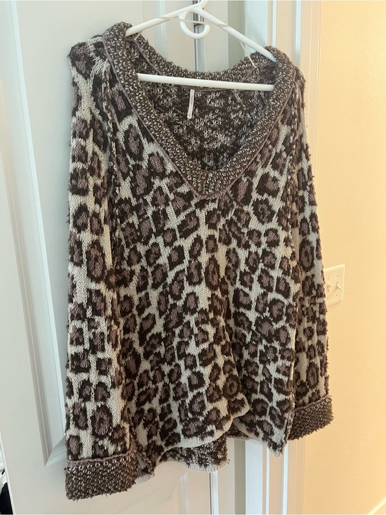 Free People Sweaters - Free People Brown and Cream Knit Sweater